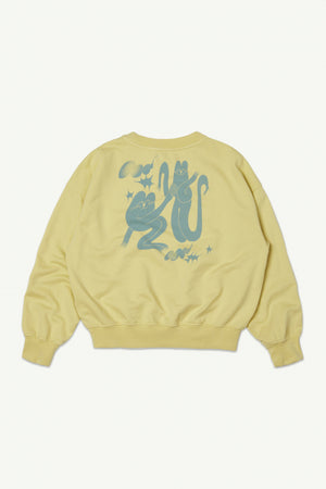 Bubble Sweatshirt Lemongrass Fleece