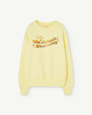Bear Kid Sweatshirt Soft Yellow