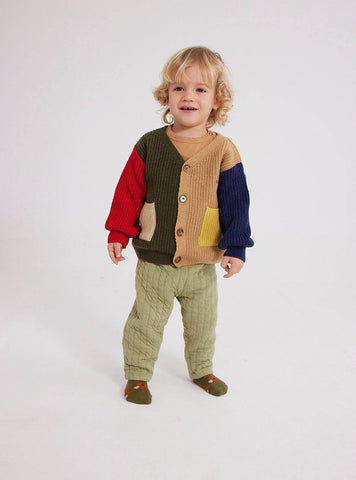 Baby Color Block Cardigan