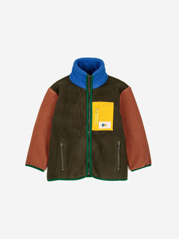 Color Block Polar Fleece Jacket