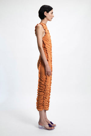 Nogata Multiruffle Knit Dress