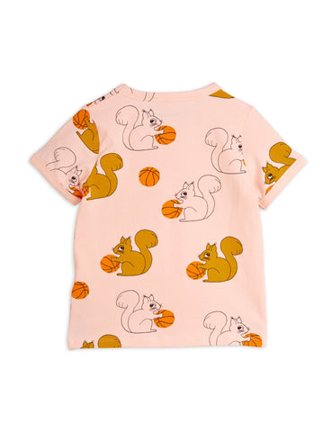 Squirrels ss Tee Rosa