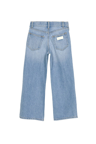 APRIL Bleached Blue - Wide Loose Fit Jeans