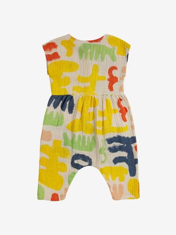 Baby Carneval all over woven Overall