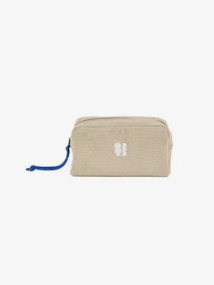 Embroidered Corduroy Pouch