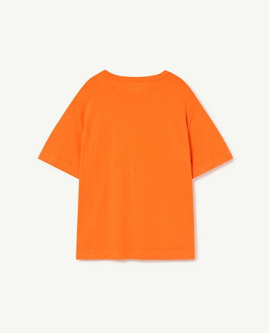 Rooster Oversize Kids T-Shirt Orange Sun