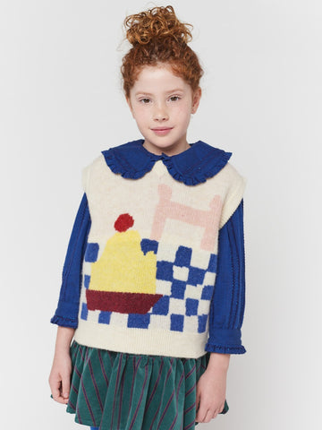 Fun Collection Yummy Cake Knitted Vest