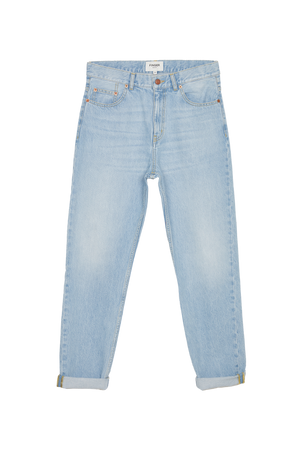 OLLIBIS Light  Blue - 5-Pocket Tapered Fit Jeans