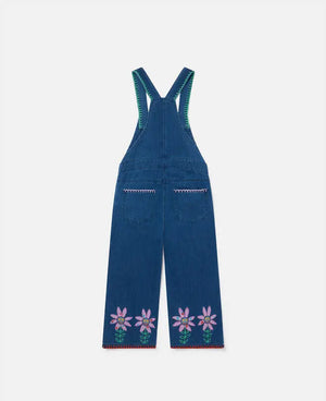 Jeans Embroidered Dungaree