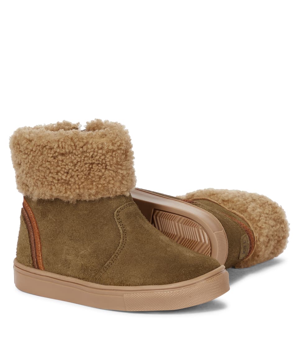 Chubby Shearling Winter Boot Sage - Zirkuss