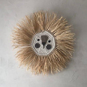 Wall Deco Lion Crochet Small - Zirkuss