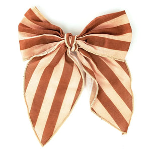 Fable Bow - Mid Size - Stripes Sunset & Tierra