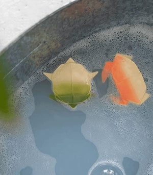 Teether and Bath Toy H2Origami Turtle - Zirkuss